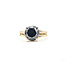 Ring Solitaire 3.25ct Round Black Diamond 14ky 3.25mm Sz6.5 3.78g 226040018