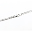 Necklace Cuban Chain Rhodium Plated 925 4.4mm 20" 126052008