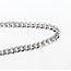 Necklace Cuban Chain Rhodium Plated 925 6.25mm 20" 126052009
