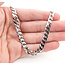 Necklace Cuban Chain Rhodium Plated 925 6.25mm 20" 126052009
