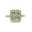 Ring Milgrain .50ctw Round Diamonds 14kw 12mm Sz6 5.75g 126040120