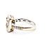 Ring Milgrain .50ctw Round Diamonds 14kw 12mm Sz6 5.75g 126040120