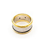 Ring Moon, Sun, Star .03ctw Round Diamonds 18ktt 10mm Sz5.75 8.78g 126040110