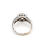 Ring Halo .40ctw Round & Baguette Diamonds 7mm Pearl 14kw 5mm Sz6 5.11g 126040124