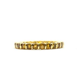 Ring Eternity 1.50ctw Citrine 18ky 2.5mm Sz6 2.7g 126050035