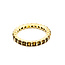 Ring Eternity 1.50ctw Yellow Citrine 18ky 2.5mm Sz6 2.7g 126050036