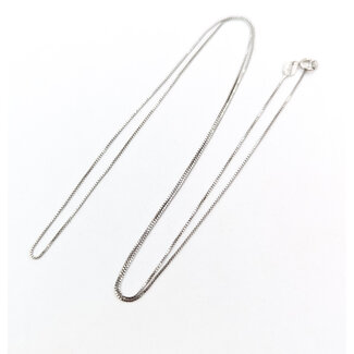 Necklace Box Link 10kw .5mm 18" .75g 226022010