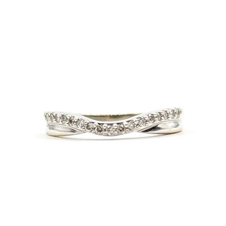 Ring Bridal Contour .10ctw Round Diamonds 14kw 3mm Sz4.5 1.62g 126030087
