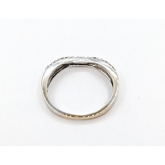 Ring Bridal Contour .10ctw Round Diamonds 14kw 3mm Sz4.5 1.62g 126030087