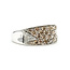 Ring Triangle .50ctw Round Diamonds 14kw 8.5mm Sz7 3.44g 126040112