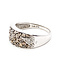 Ring Triangle .50ctw Round Diamonds 14kw 8.5mm Sz7 3.44g 126040112