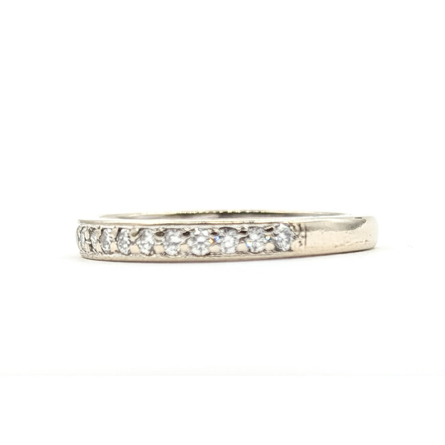 Ring 0.20ctw Round Diamonds 14kw 2.6mm Sz6 2.61g 126040127