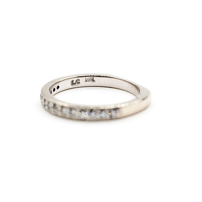 Ring 0.20ctw Round Diamonds 14kw 2.6mm Sz6 2.61g 126040127