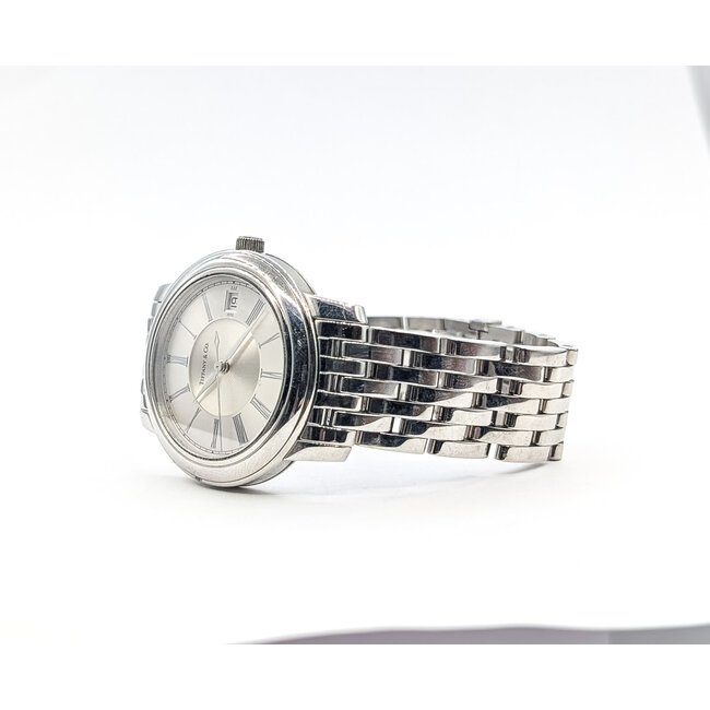 Watch Tiffany & Co Resonator 37mm Stainless Steel 7.5" Box 126046015