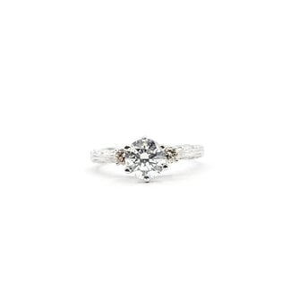Ring Engagement 1.09ct RB Lab Grown Diamond GSI: 71706930320 .24ctw Diamonds 14kw Sz6.5 3.85g 123110020