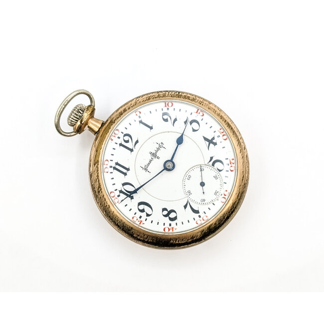 Pocket Watch Illinois Watch Company "Illinois Special" Yr. 1900 53.5mm Gold Plate Watch Only 126046021