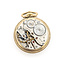 Pocket Watch Hampton Watch Company "Saftey Pinion" No. 340 48mm Gold Plate Watch Only 126046023