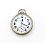 Pocket Watch Hamilton 992 Yr. 1918 50mm White Gold Plate Watch Only 126046020