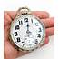 Pocket Watch Hamilton 992 Yr. 1918 50mm White Gold Plate Watch Only 126046020