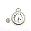 Pocket Watch Illinois Watch Company Bunn Special Yr. 1926 50mm White Gold Plate Watch Only 126046019