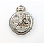 Pocket Watch Illinois Watch Company Bunn Special Yr. 1926 50mm White Gold Plate Watch Only 126046019