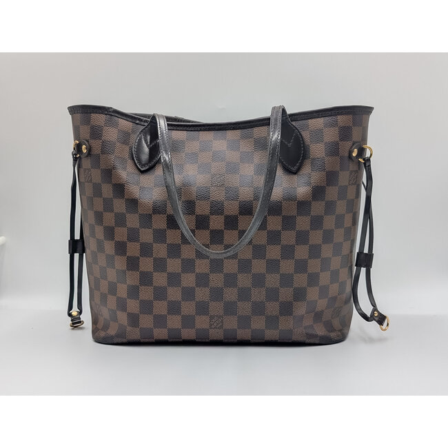 Handbag Louis Vuitton Neverfull MM Damier Ebene 126055061