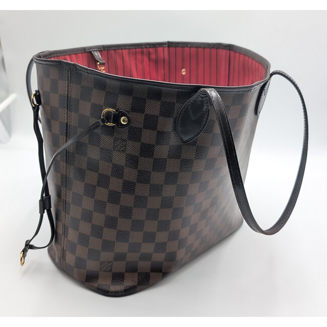 Handbag Louis Vuitton Neverfull MM Damier Ebene 126055061