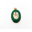 Pendant Swans 1.2x.9" Jade 14ky 1.5x.9" 3.26g 126050057