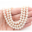 Necklace Triple Strand 6-6.5mm White Akoya Pearls 14ky 6.5mm 16" 65.5g 226050021