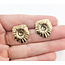 Earring Jackets Flower Pedal 14ky .75" 1.26g 126052024