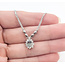 Necklace Halo .30ctw Round Diamonds GIA Report: 2231584344 .53ct Green to Purple Color Changing Alexandrite 850pt 16.5" 6.78g 125060142