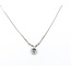 Necklace Halo .30ctw Round Diamonds GIA Report: 2231584344 .53ct Green to Purple Color Changing Alexandrite 850pt 16.5" 6.78g 125060142