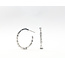 Earrings Ivanka Trump Inside/Outside Hoops 3.72ctw Round, Baguette & Marquise Diamonds 14ky 3mm 1.3x1.1" 8.37g 126050039