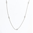 Necklace Diamonds-By-The-Yard .20ctw Round Diamonds 14kw 2.6mm 16-18" 2.06g 126050063