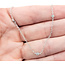 Necklace Diamonds-By-The-Yard .20ctw Round Diamonds 14kw 2.6mm 16-18" 2.06g 126050063