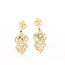 Earring Jackets Fleur Dis Lis Dangle 14ky 1.4x.5" 2.83g 126052027