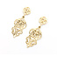 Earring Jackets Fleur Dis Lis Dangle 14ky 1.4x.5" 2.83g 126052027