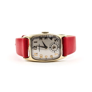 Watch Hamilton Boulton Classic 1940's 38x34mm Gold Plate 8" Watch Only 126056002