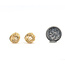 Earrings Stud Knot 14ky 12mm 3.18g 126052025