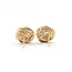 Earrings Stud Knot 14ky 12mm 3.18g 126052025