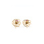 Earrings Stud Nest .80ctw Red Ruby 14ky .6" 1.37g 126050052