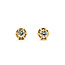 Earrings Stud Buttercup Screwback .36ctw Round Diamonds 14ky .25" 1.51g 126050047