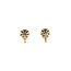 Earrings Stud Buttercup Screwback .36ctw Round Diamonds 14ky .25" 1.51g 126050047