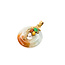 Pendant Drop 23ct Multi-color Jade 14ky 1.4x1.05" 5.87g 226050020