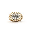 Ring Dome .12ctw Round Diamonds 14ky 14mm Sz9.5 7.3g 126050064