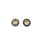 Earrings Jackets Halo .66ctw Blue Sapphire 11mm 2.23g 126050041