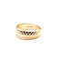 Ring Ornate 14ky 8mm Sz9 4.57g 126052019