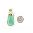 Pendant Carved 30ct Green Jade 18ky 1.75x.75" 8.95g 226050014