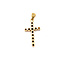 Pendant Cross .50ctw Red Garnet 18ky 1.2x.55" 2.04g 126050068