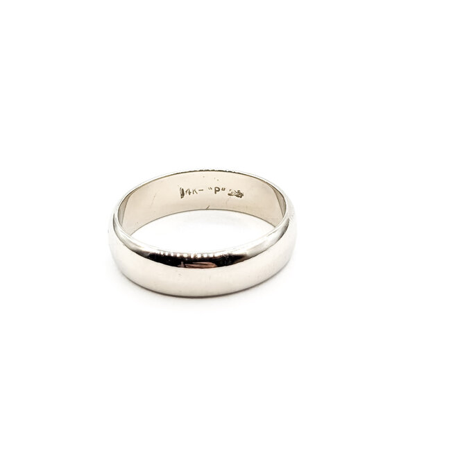 Ring Engagement Band 14kw 5.5mm Sz8.5 4.77g 126052028